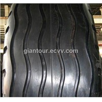 E7 sand mining oil rig mover trailer tire tyre