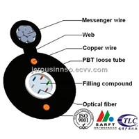 GYXTC8Y 2copper Optical Fiber With Copper Wires