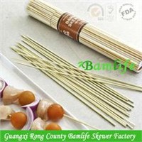 Grade A bamboo skewers for food