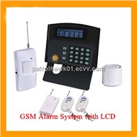 HOT SALE!!! Wireless auto dial home security alarm system with LCD display -G50B)