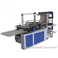 Heat-sealing &amp;amp; Heat-cutting Garment Bag making Machine(2 lines)