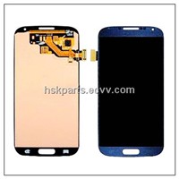LCD display screen for Samsung Galaxy s4 i9500, with touch glass digitizer assembly, blue