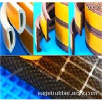 P shaped draught proof seal;white EPDM P profile rubber draught seal;foam draught excluder