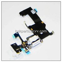 Phone dock connector charging flex assembly replacement for iphone 5