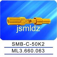 SMB female connector ,crimp style,50ohm impedence