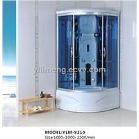 Shower Room with Folding Chair and ABS Back and Aluminium Alloy Profile