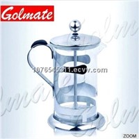 Stainless steel stand High grade Glass French Presser, Coffee Maker, Tea Maker 0.6L, 0.8L