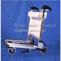 aluminum airport trolley with flowback handle