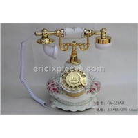 antique resin rotary telephone,colour style series telephone