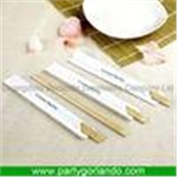 bamboo chopsticks with paper wrap best sell