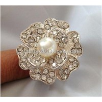 diamond pearl jewelry finger ring  natural stone alloy clothes accessaries factory OEM 10 dozen MIQ