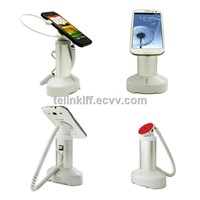 mobile display stand with alarm and charing