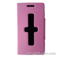 mobile phone leather case for Blackbry BB Z10