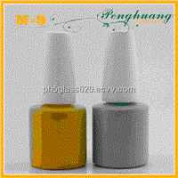 supply highly nail polish bottles with plastic cap and brush