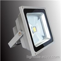 DLC listed, 50W LED Outdoor Floodlight Fixture, CREE LED