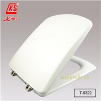 T-9322 Plastic Toilet Seat and Cover c/w Metal Hinge