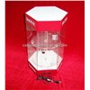 Rotating Watch Display Cabinet 2 Layers Bracelets Display Stand with LED Spot Lighting