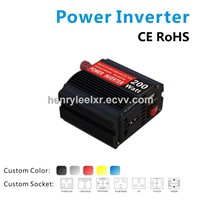Classic Style DC-to-AC Power Inverter with Automatic Shutdown Feature and Low Power Level Warning