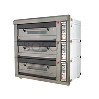 12 trays stainless steel electrical deck oven