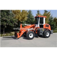 1.2 ton new wheel loader with front pallet fork