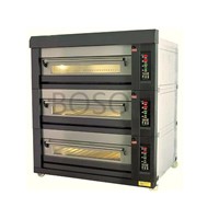 9 trays stainless steel deck oven