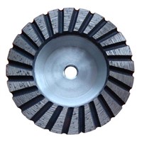 Aluminium back diamond grinding cup wheel