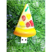 Custom Food Pizza Cake Hamburger 1g/2g/4g Promotional USB Disk Flash Memory Drive
