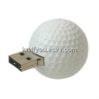 Custom Golfball Football USB Disk Flash Memory Drive
