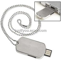 Custom Logo 1G/2G/4G Necklace USB Flash Drive from Manufacturer