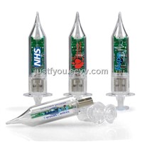 Custom Logo Portable 512M/1G/2G/4G Syringe USB Flash Drive with CE FCC from Manufacturer