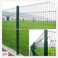 Electro or Hot Dipped Galvanized and Then PVC Coated Peach Post Fence