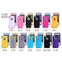 Friendly-environment Shockproof Hard Plastic and Soft Silicne iPhone 5 case