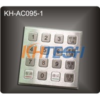 IP65 Vandal proof access control keypad