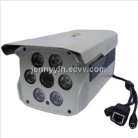 IR IP network CCTV camera with 80m night vision,poe/alarm/audio/varifocal/ optional