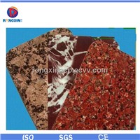 Marble style surface aluminum composite panel