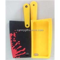 New design top selling kitchen knife silicone phone case,phone cover