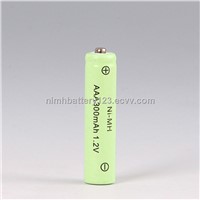 Ni-MH rechargeable battery(1.2V,AAA300mAh)