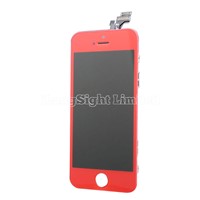 Red LCD With touch Screen Digitizer Assembly for iphone 5
