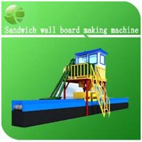 Sandwich wall board making machine