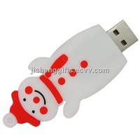 The Snow-Man Shape USB Stick for Promotional Gift