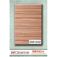 UV Wood grain mdf board for kitchen cabinet