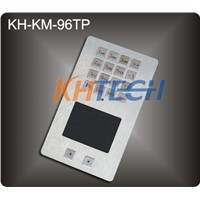 Vandal proof metal multifunction integrated keypad with touchpad