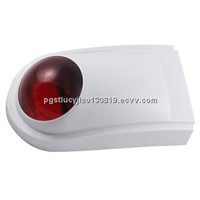 Wireless outdoor fire siren with strobe