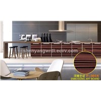 low pricw embossed melamine board for kitchen cabinet