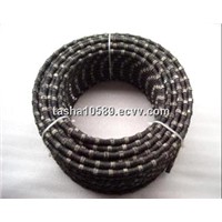 diamond wire saw for cutting reinforced concrete, marble and granite