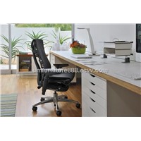 Herman Miller Embody Ergonomic Chair Polished Aluminum Chrome Black Fabric