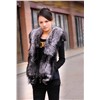 Best Price Women Real Silver Fox Fur Vest