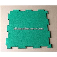 EPDM/SBR Interlocking rubber tiles
