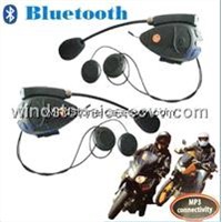 Motorcycle Helmet Intercom Headset Bluetooth Handsfree