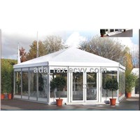 Polygon High Peak Tent with glass wall